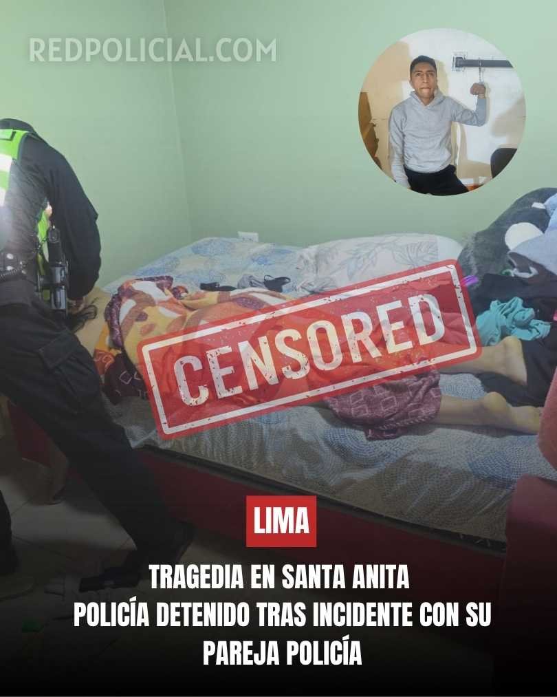 Imagen: Felipe Gutiérrez Arzapalo llamó con la comisaría y pidió apoyo para trasladar a su pareja a un hospital. El policia confesó a sus colegas el crimen. 