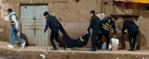 Traslado de los restos de Rudy Benavides