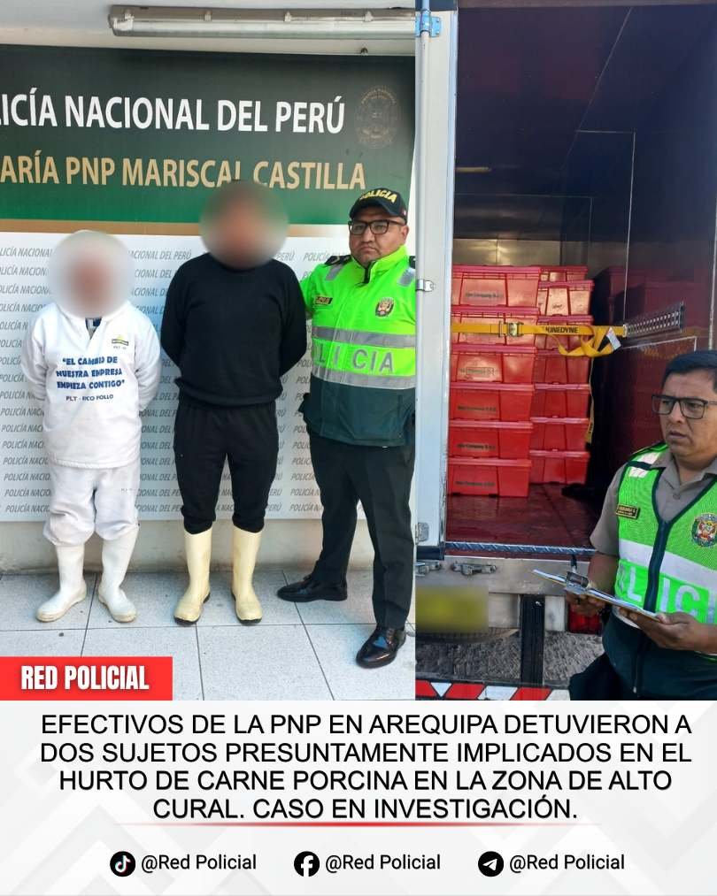 Imagen: PNP desarticula a presunta banda Los Carniceros de Alto Cural 