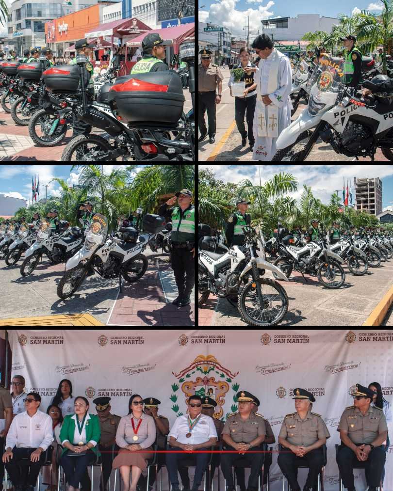 48 motocicletas para reforzar seguridad regional
