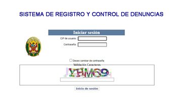 Archivo tipo Imagen sobre: imagen referencial del sidpol   sistema de denuncias policiales