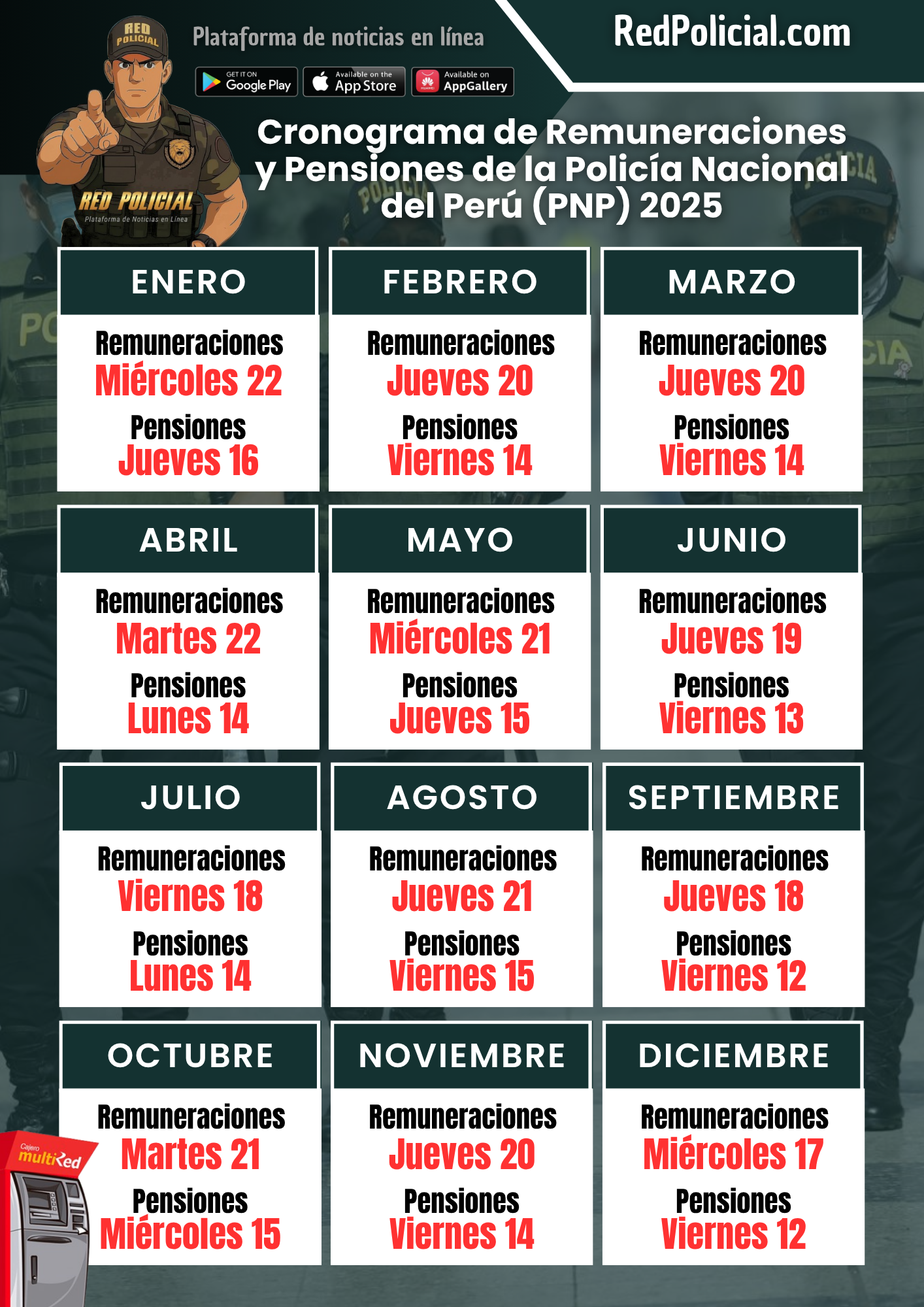 Archivo tipo Imagen sobre: cronograma de remuneraciones y pensiones de la policia nacional del peru pnp 2025