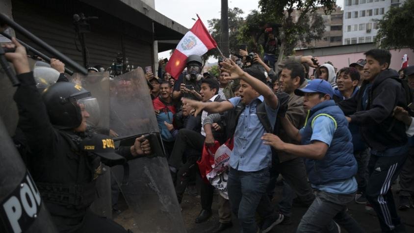 Archivo tipo Imagen sobre: Protestas en Perú pidiendo adelanto de elecciones y renuncia de Boluarte por incremento de la delincuencia en el Perú. 