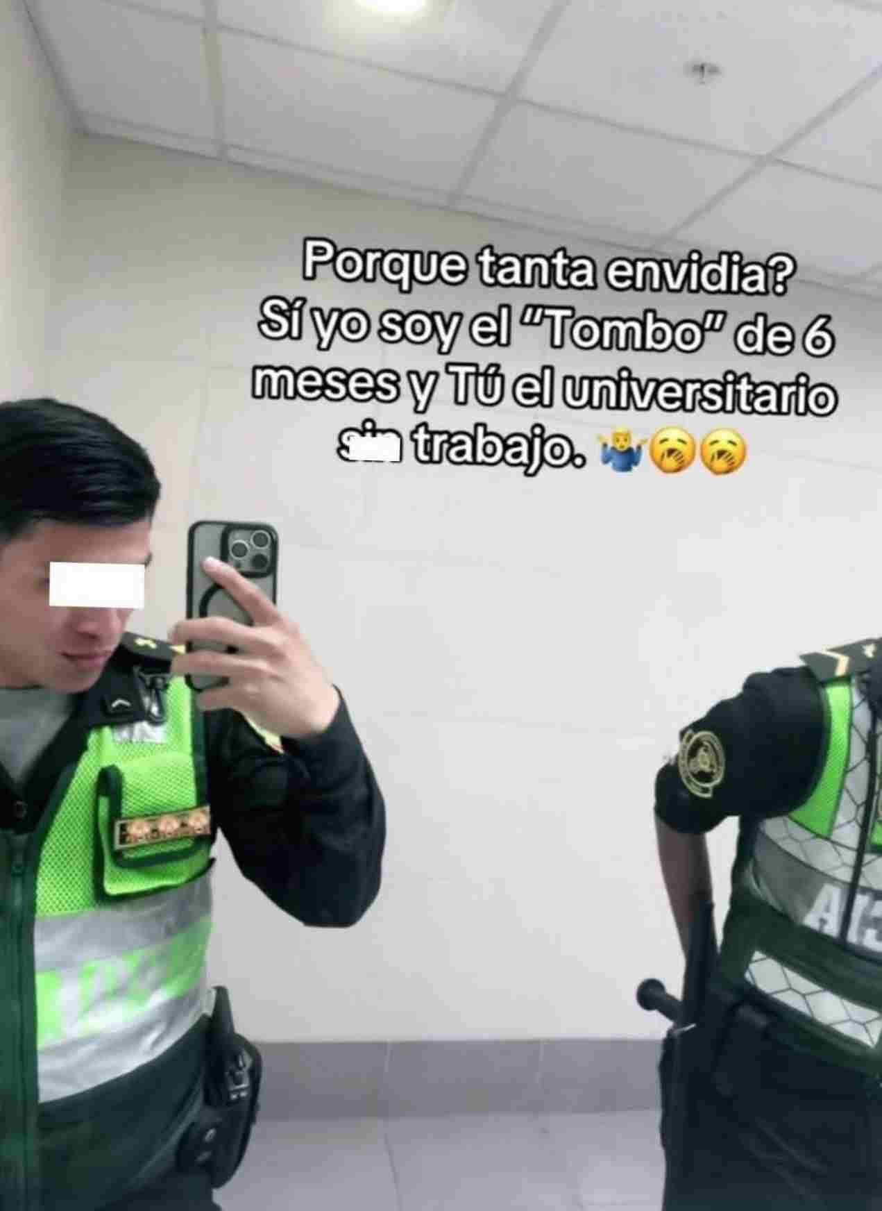 Indignación ciudadana por videos de policías burlándose de estudiantes en TikTok